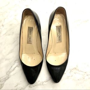 Jimmy Choo Black Patent Pumps